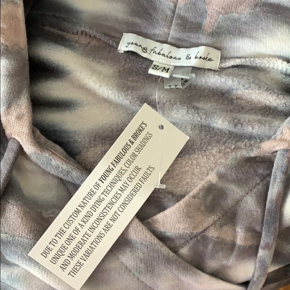 nwt // young fabulous & broke raissa tie dye sweater - Picture 10 of 10